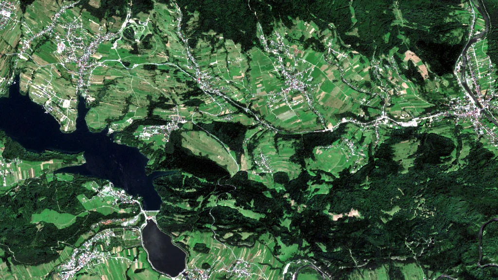 Reservoir sedimentation and turbidity monitoring from orbit